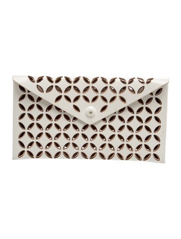 Alaia Leather Clutch