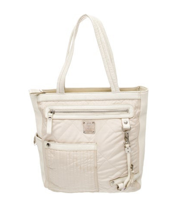 MCM Leather Top Handle Bag