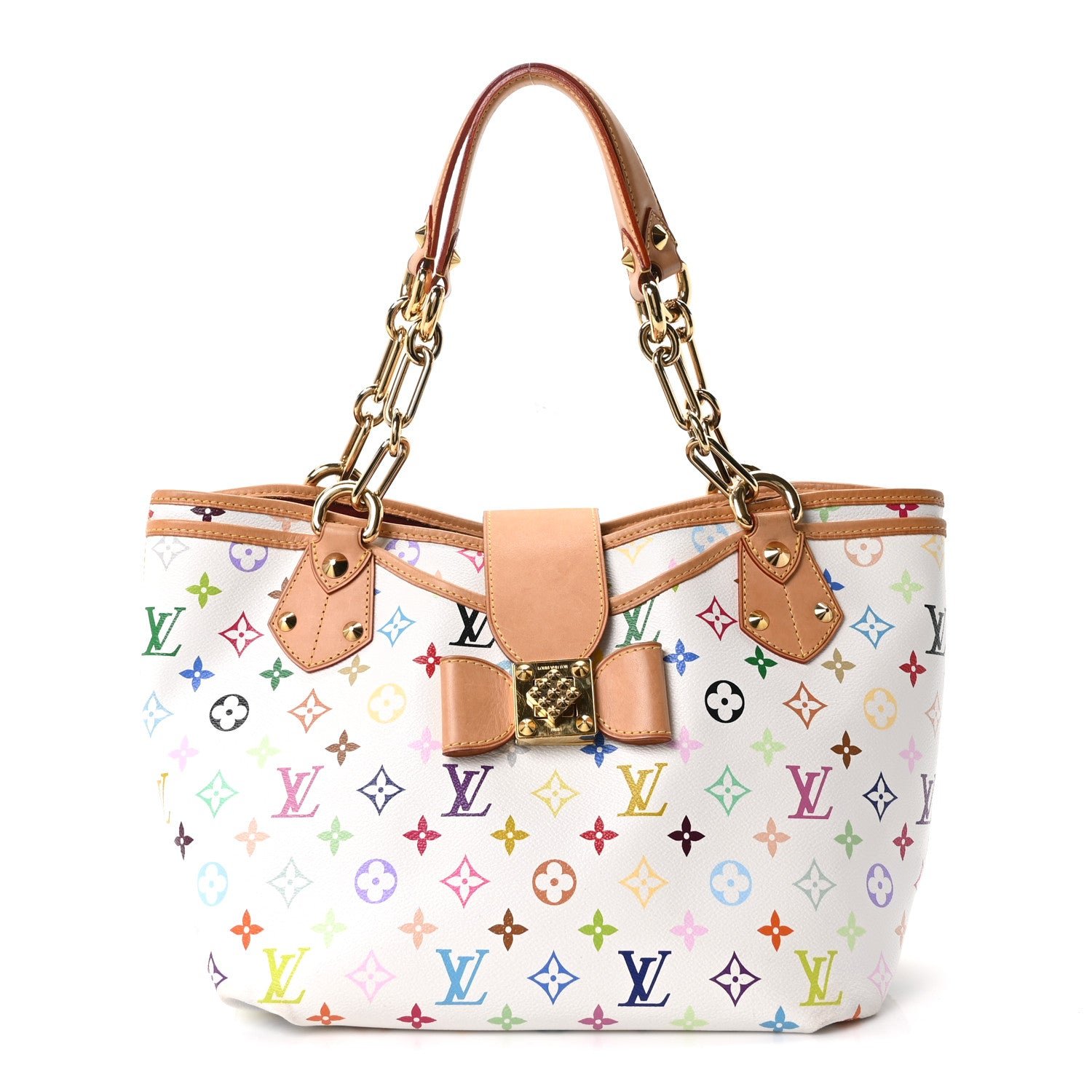 Louis Vuitton Monogram Multicolor Annie GM White