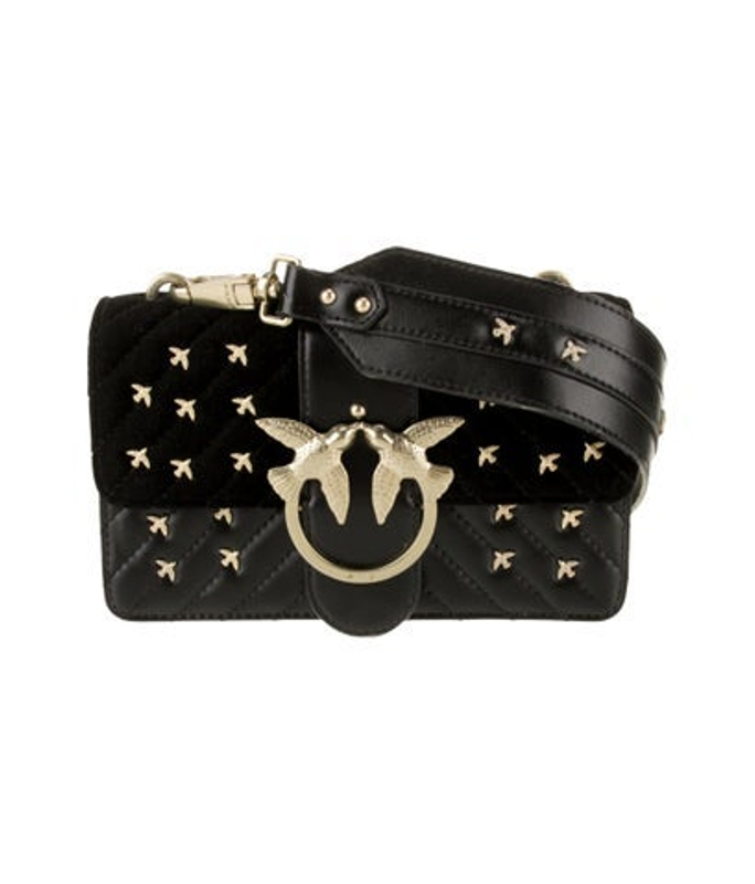 Pinko Leather Top Handle Bag