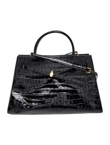 Leather Top Handle Bag