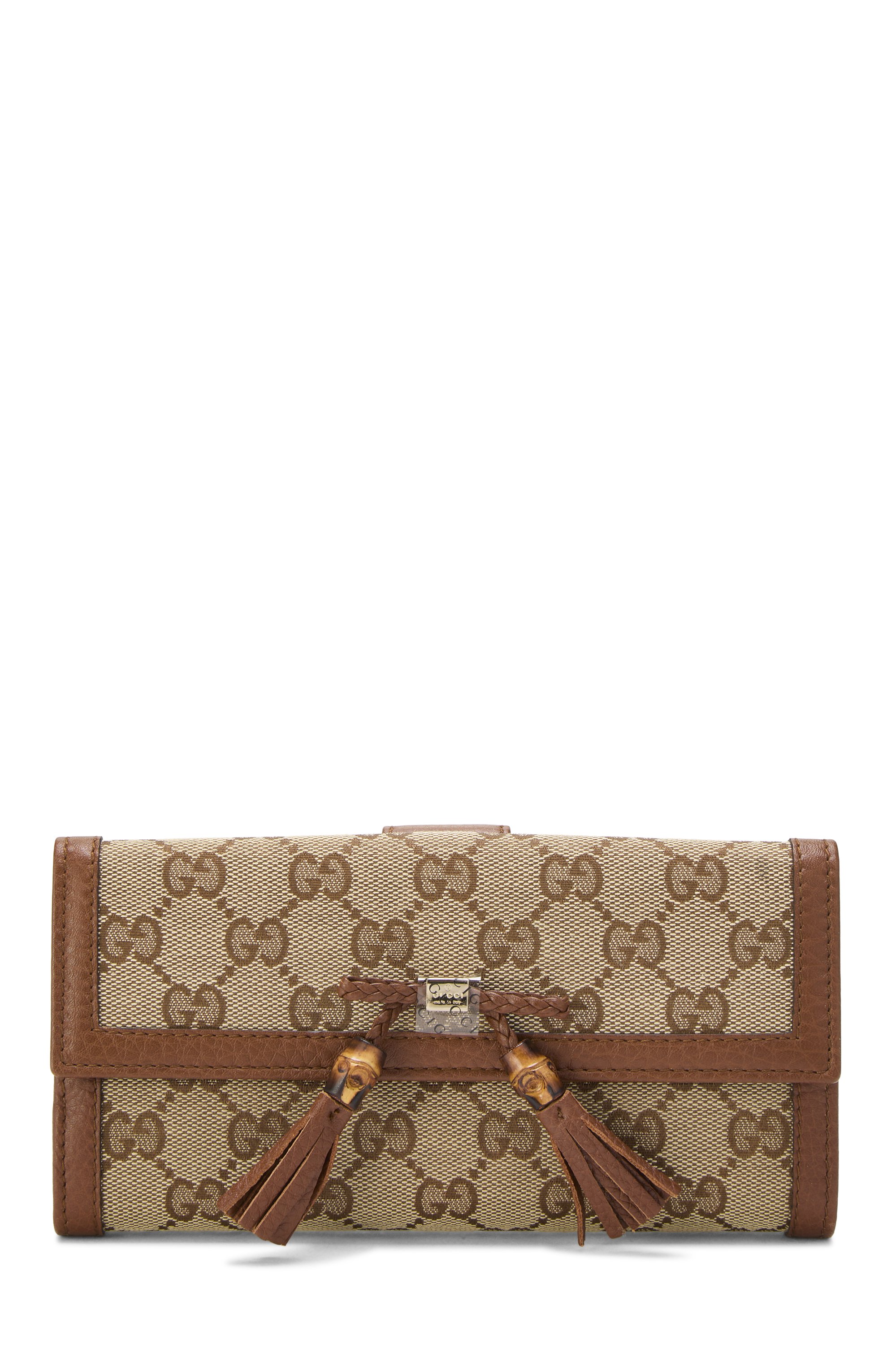 Original GG Canvas Bamboo Tassel Wallet