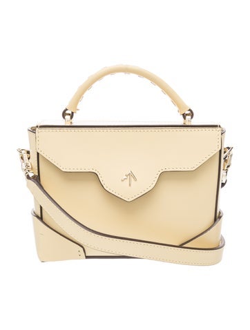 Manu Atelier Leather Top Handle Bag