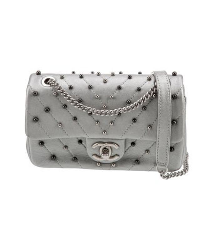 Chanel Rectangular Mini Chevron Stud Wars Flap Bag