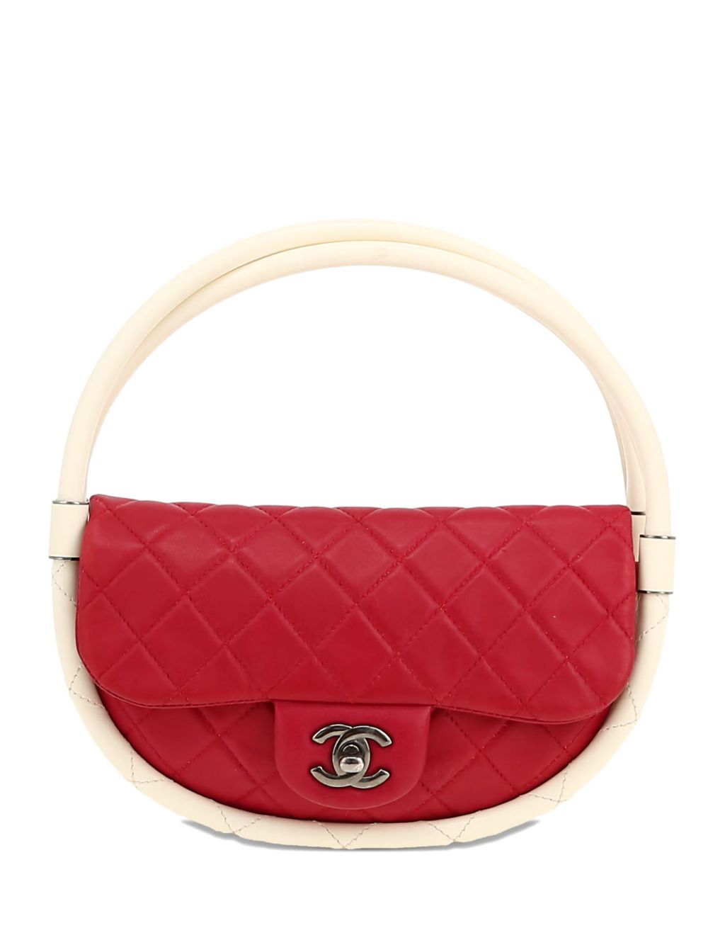 Hula Hoop quilted handbag