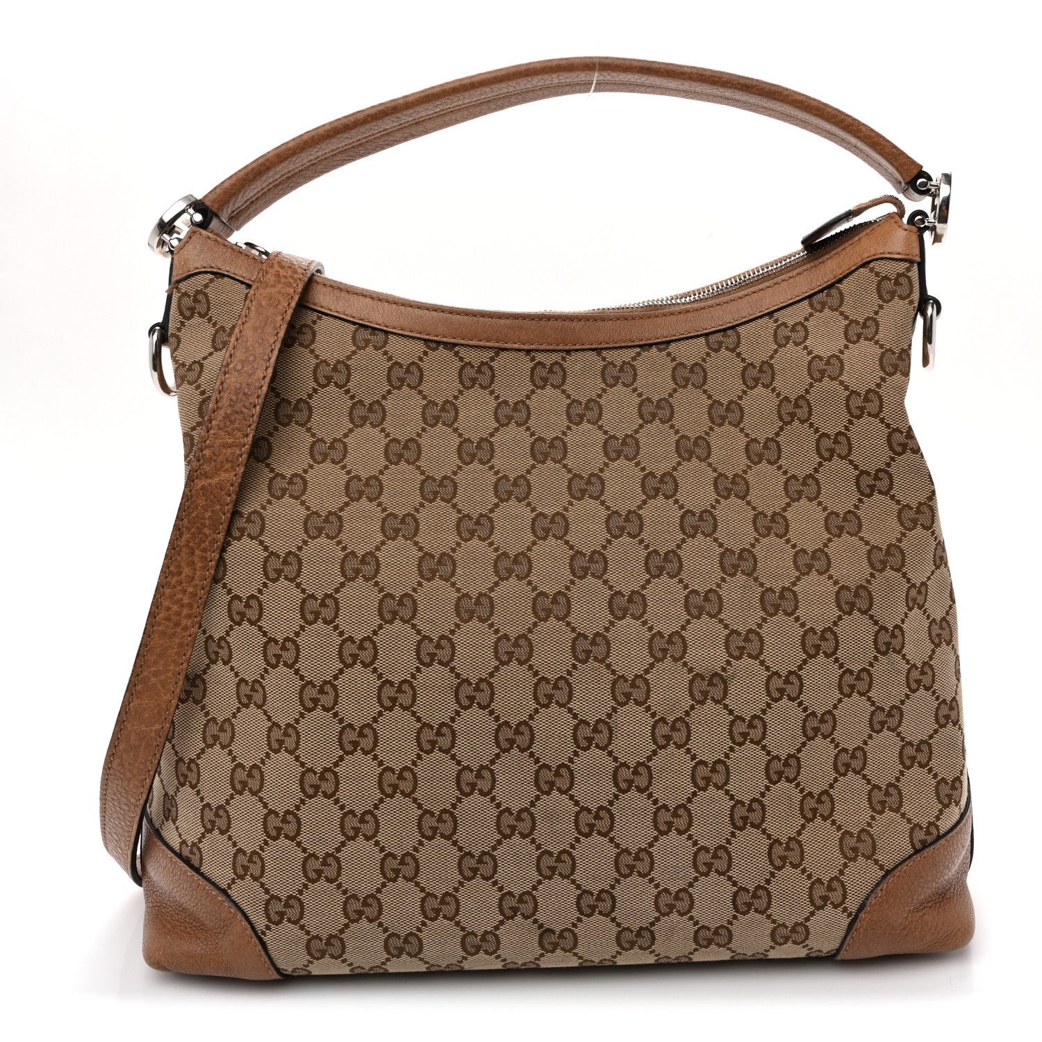 Gucci Monogram Old Libeccio Small Miss GG Hobo Beige Ebony Light Brown