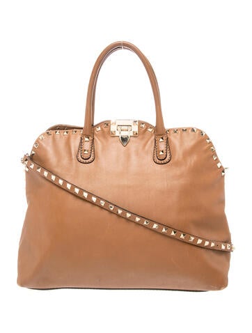 Valentino Leather Top Handle Bag