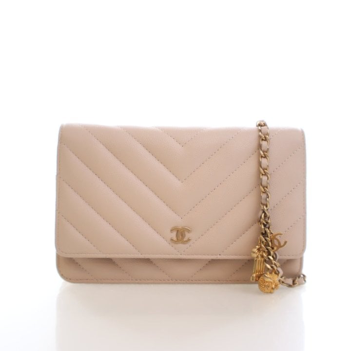 Chanel Caviar Paris-Athens Wallet On Chain (WOC)