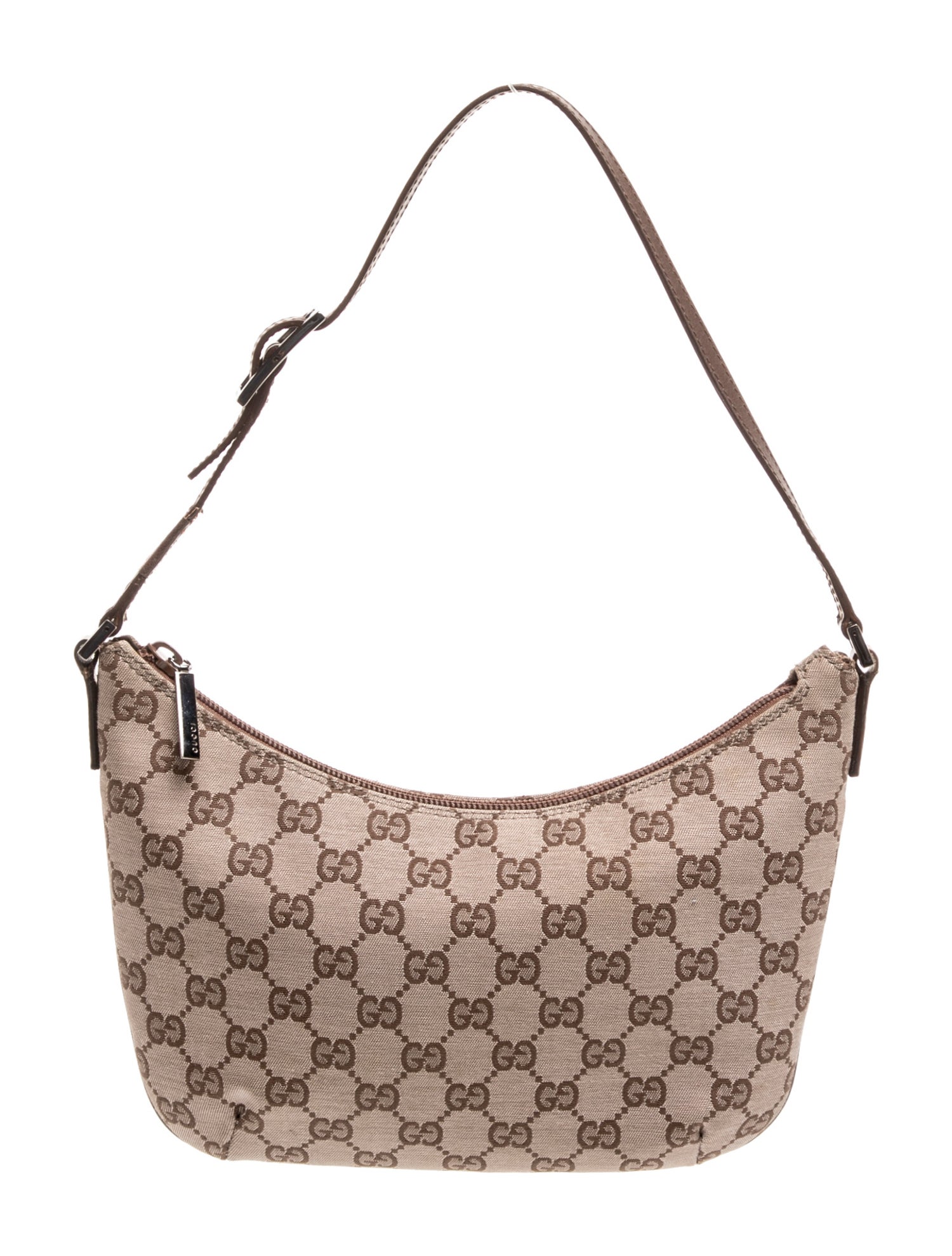 GG Canvas Vintage GG Canvas Monogram Pochette Shoulder Bag
