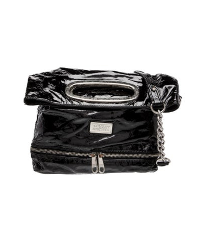 Badgley Mischka Mischka Patent Leather Top Handle Bag