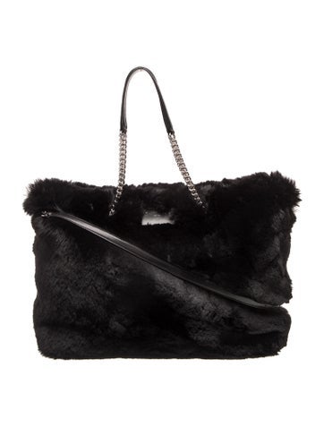 Faux Fur Messenger Bag