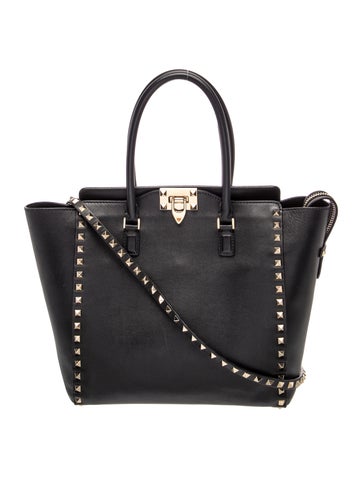 Rockstud Top Handle Bag