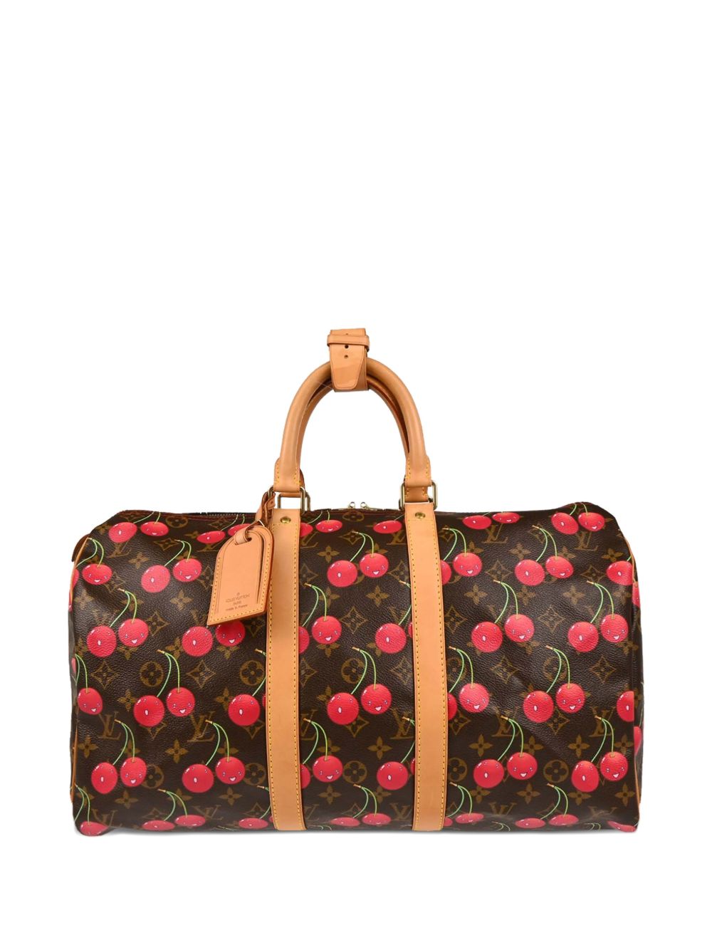 x Takashi Murakami 2005 Cerises Keepall 45 duffle bag