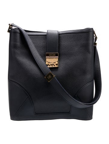 MCM Leather Messenger Bag