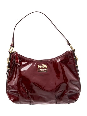 Patent Leather Top Handle Bag