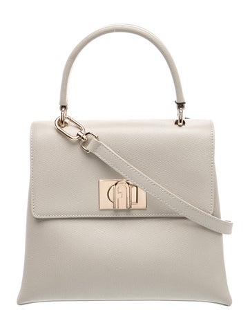 Leather Top Handle Bag