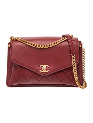 Quilted Envelope Flap Bag