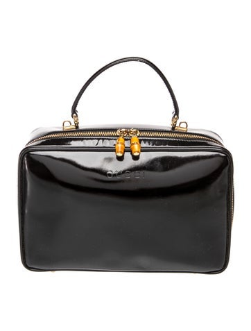 Bamboo Top Handle Bag Vintage