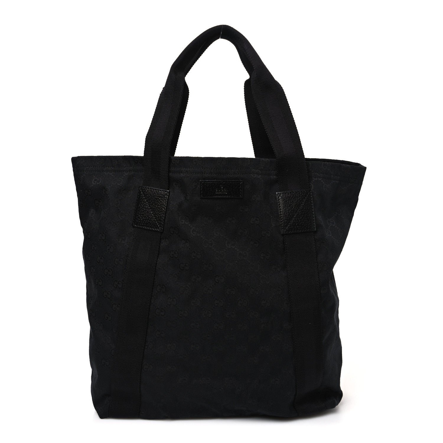 Gucci GG Monogram Medium Handle Vertical Tote Black
