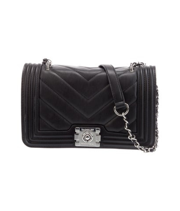 Badgley Mischka Mischka Leather Evening Bag