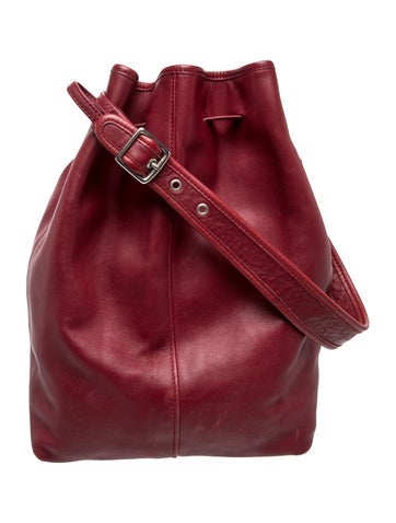 Leather Bucket Bag