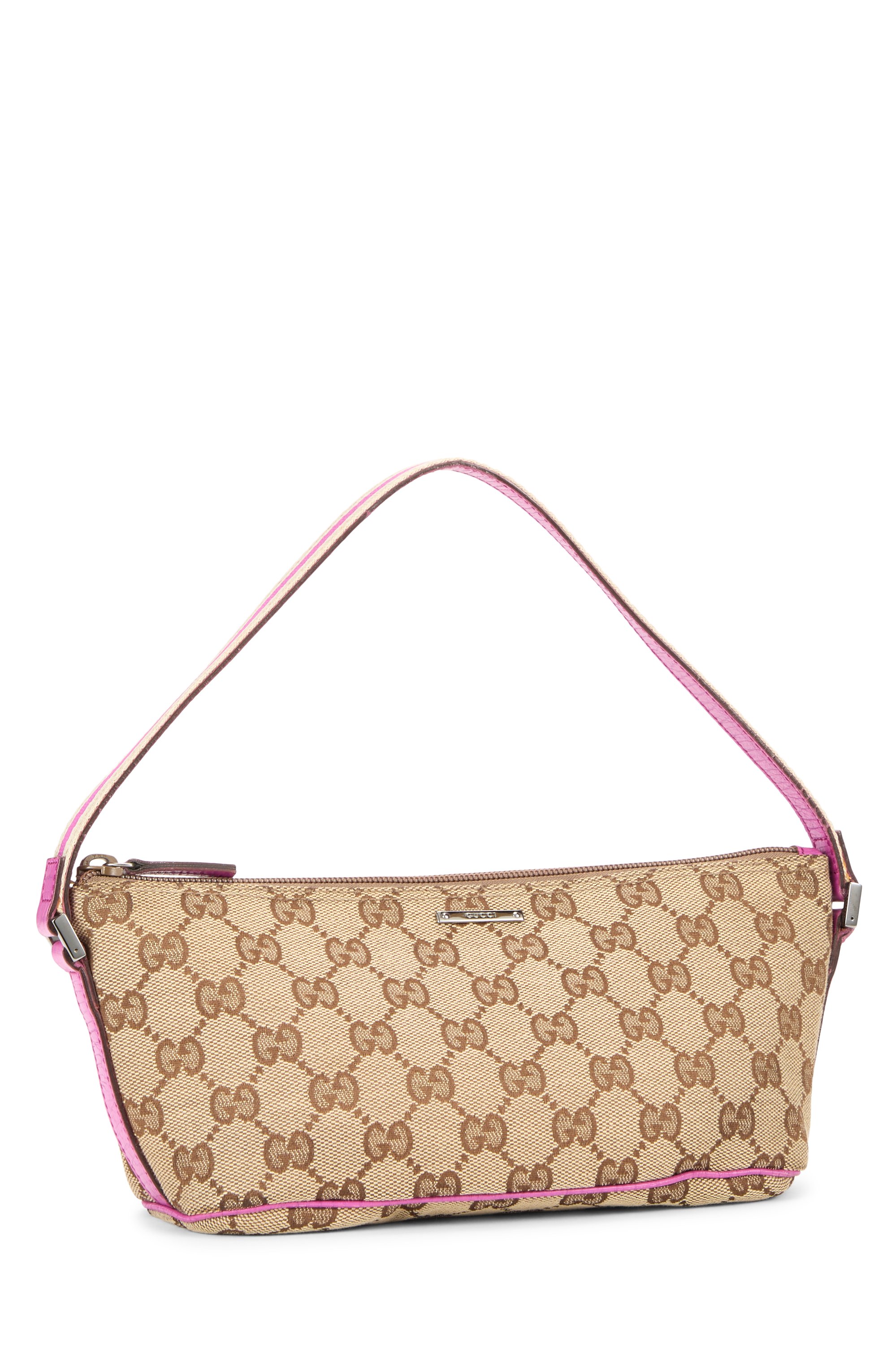 Beige GG Canvas Boat Pochette