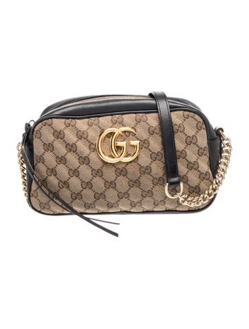 GG Canvas Marmont Small