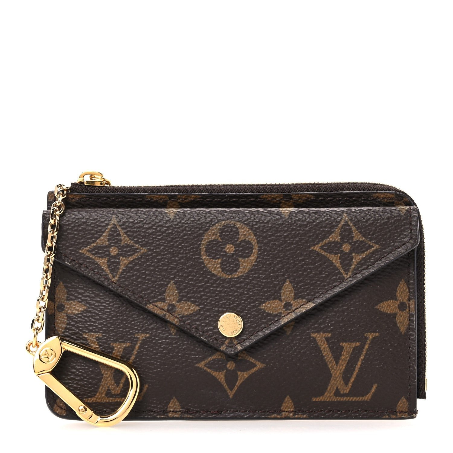 Louis Vuitton Monogram Recto Verso Card Holder Black