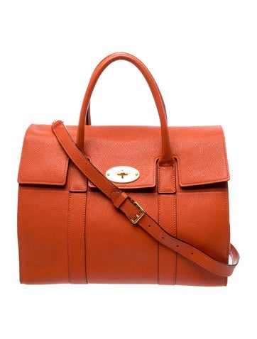 Mulberry Leather Top Handle Bag