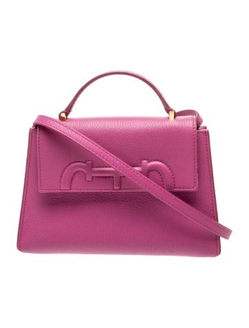 Leather Top Handle Bag
