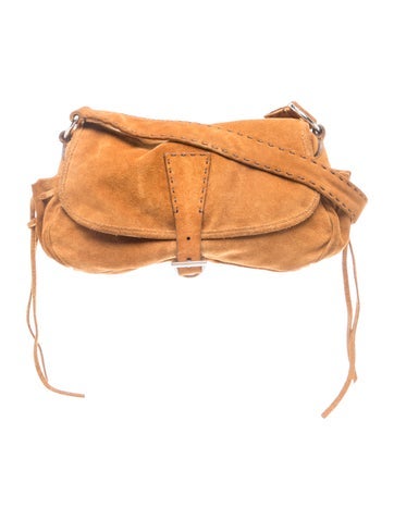 Suede Vintage Suede Shoulder Bag