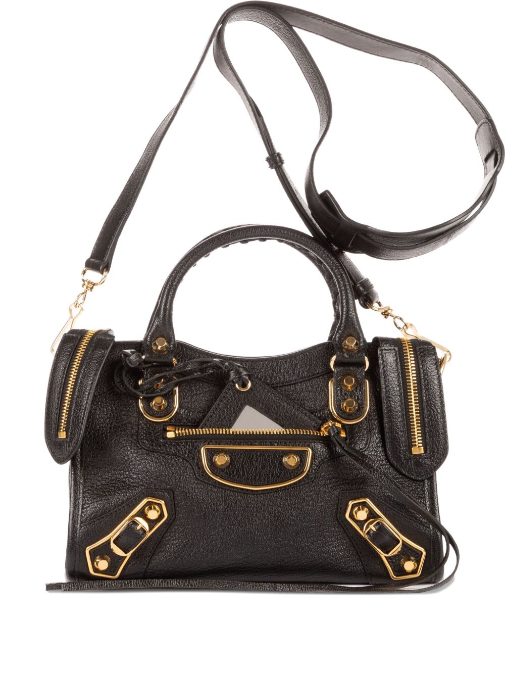 2010s leather top handle bag