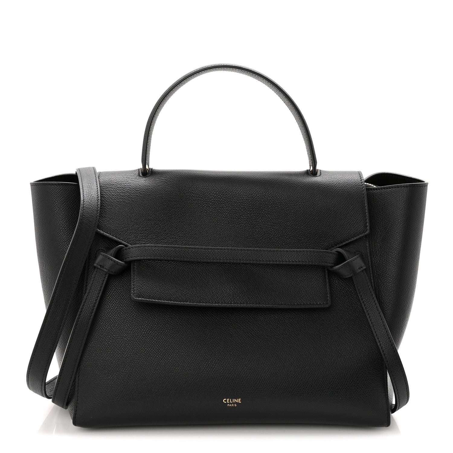 Celine Grained Calfskin Mini Belt Bag Black