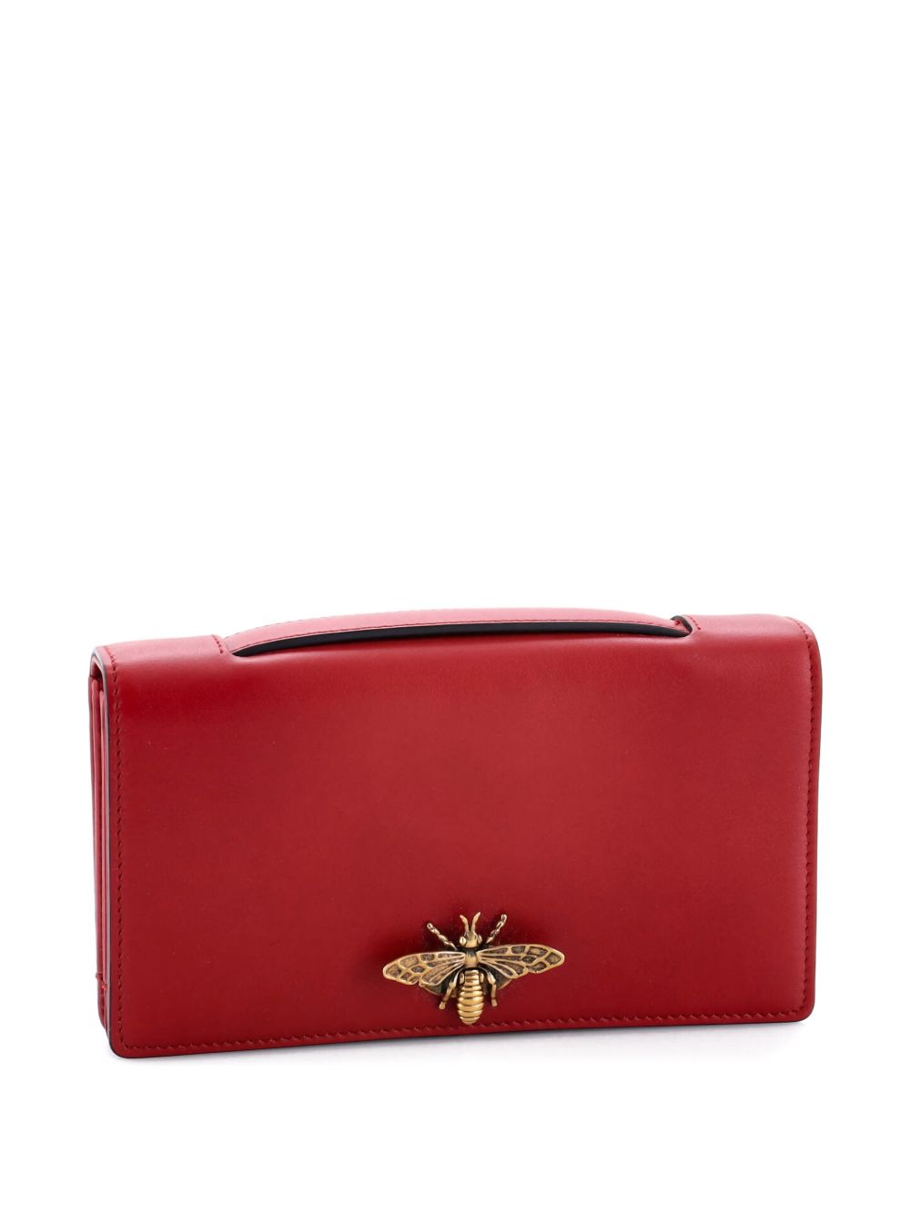Bee Leather clutch bag