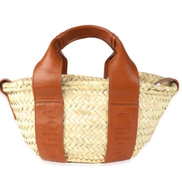Chloe Raffia Sense Basket Bag Small