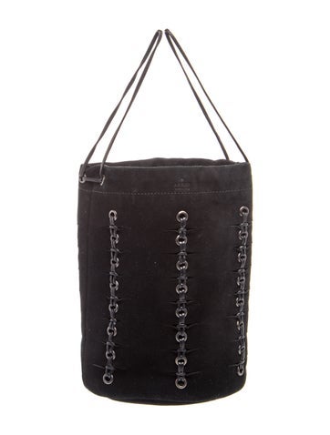 Suede Bucket Bag