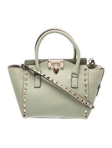 Rockstud Top Handle Bag