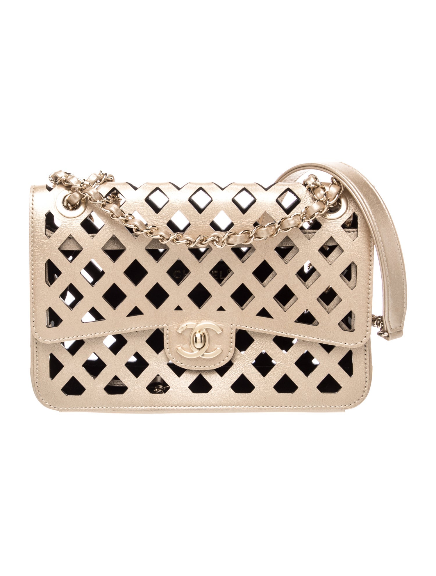 Small See Through Flap Bag