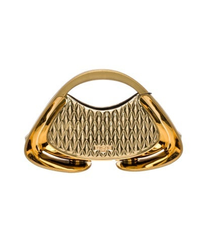 Balmain Leather Top Handle Bag