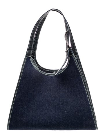 Staud Denim Shoulder Bag