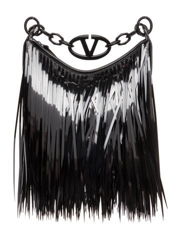 Valentino Vlogo Garavani Sequined Fringe Moon Mini