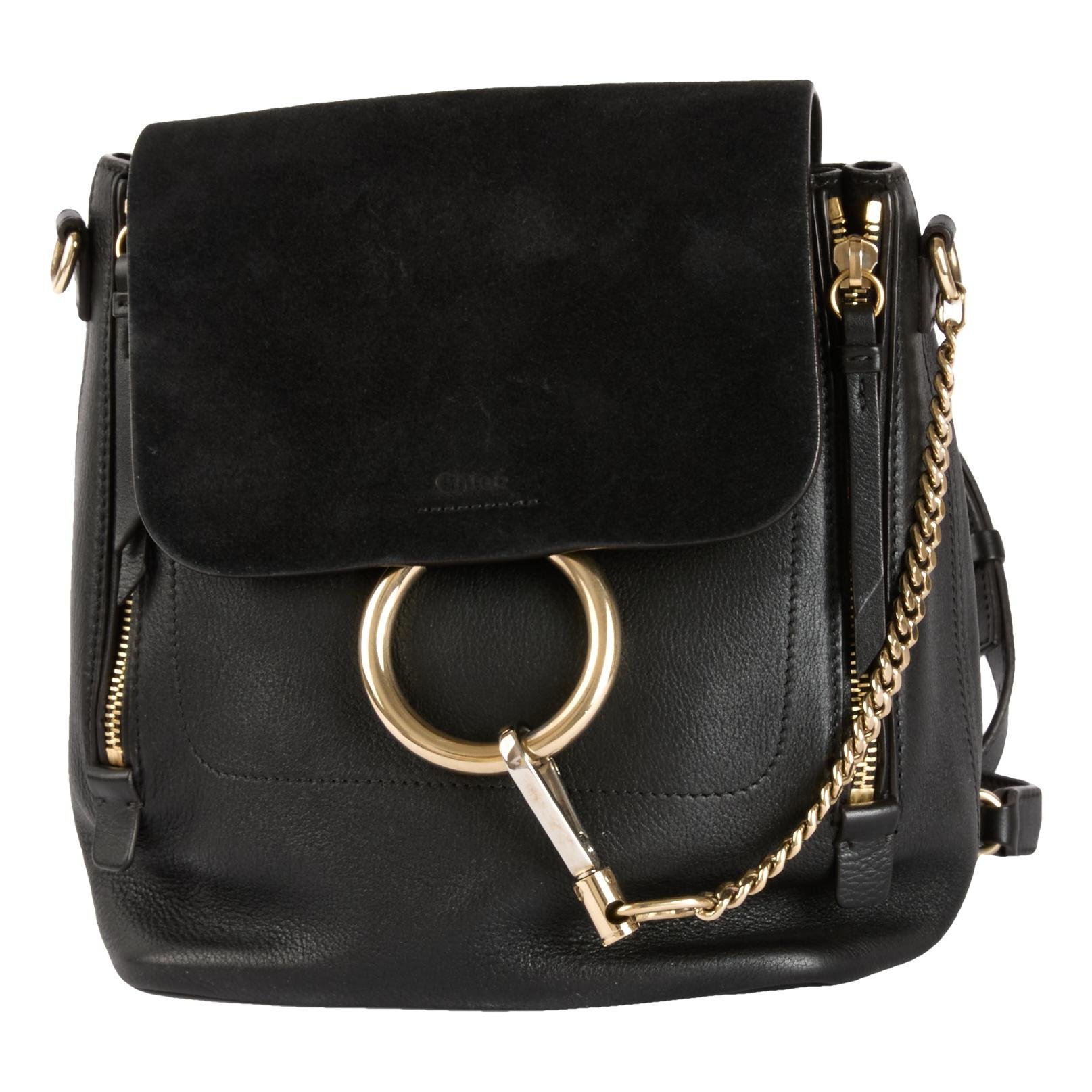 Faye leather handbag