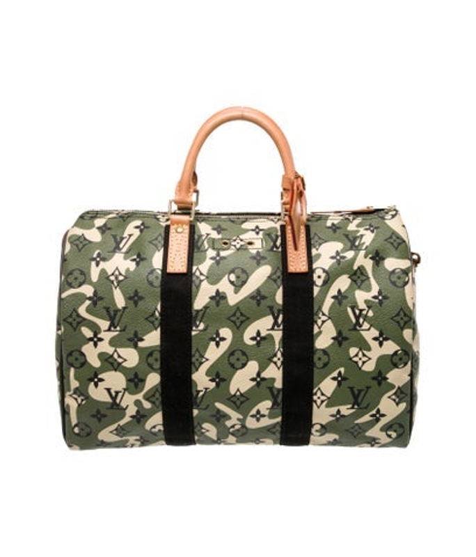 Louis Vuitton Vuitton Lv Monogramouflage Keepall Bandouliere 35