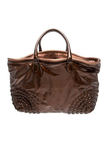 Intrecciato Top Handle Bag Vintage