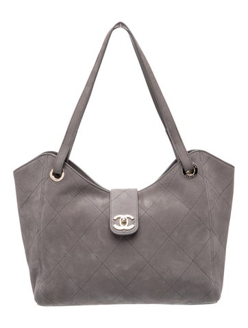 Nubuck Maxi Shopping Bag