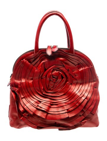 Leather Top Handle Bag
