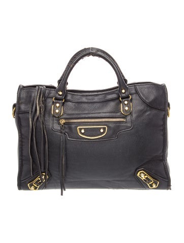 Leather Top Handle Bag