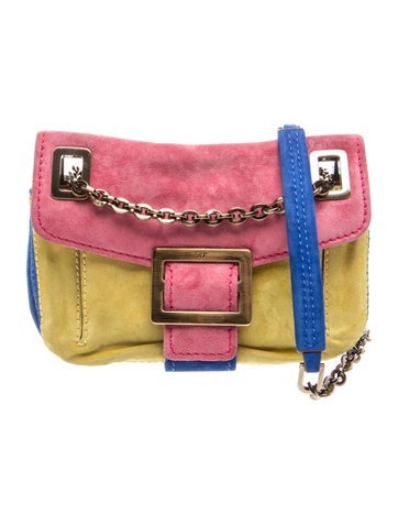 Roger Vivier Suede Shoulder Bag