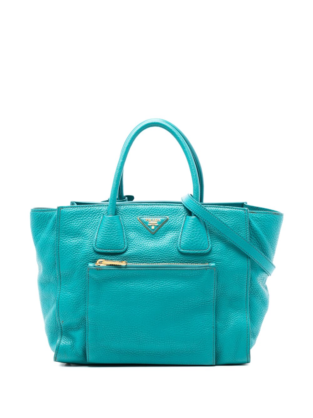 2013-2025 Vitello Daino Front Pocket Open Convertible Tote satchel
