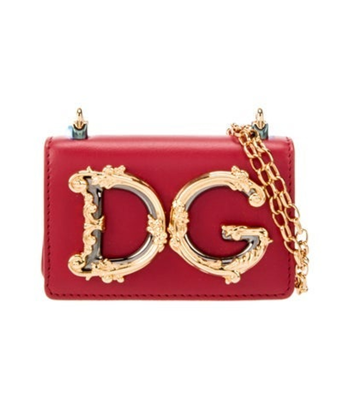 Dolce & Gabbana Gabbana Leather Evening Bag